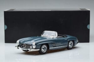 Mercedes 300 SL W198 Roadster Blå Norev 1:18 B66040668 Metal — billede 9 af 9