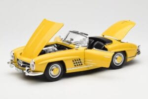 Mercedes 300 SL W198 Roadster Gul Norev 1:18 B66040669 Metal — billede 2 af 8