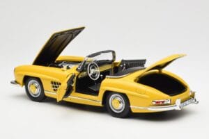 Mercedes 300 SL W198 Roadster Gul Norev 1:18 B66040669 Metal — billede 5 af 8