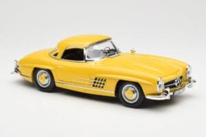 Mercedes 300 SL W198 Roadster Gul Norev 1:18 B66040669 Metal — billede 6 af 8
