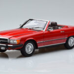 Mercedes 450 SL R107 US Version Rød Norev 1:18