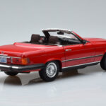 Mercedes 450 SL R107 US Version Rød Norev 1:18 - image 3 of 8