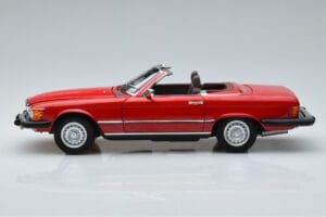 Mercedes 450 SL R107 US Version Rød Norev 1:18 183729 Metal — billede 5 af 8