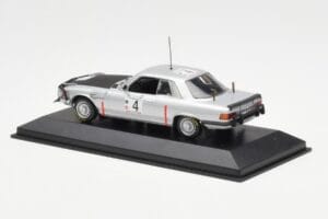 Mercedes 450 SLC 5.0 #4 B. Waldegaard / H. Thorszelius Rally du Bandama 1979 Minichamps 1:43 430793994 Metal — billede 3 af 4