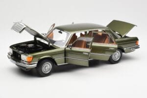 Mercedes 450SEL 6.9 W116 Grøn Metallic Norev 1:18 183455 Metal — billede 2 af 8