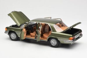 Mercedes 450SEL 6.9 W116 Grøn Metallic Norev 1:18 183455 Metal — billede 5 af 8