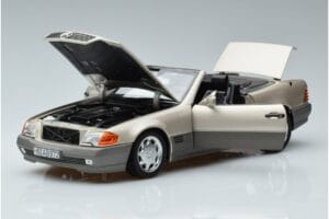 Mercedes 500 SL R129 Smoke Sølv Norev 1:18 183719 Metal — billede 2 af 7