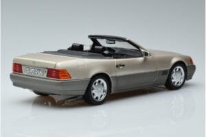 Mercedes 500 SL R129 Smoke Sølv Norev 1:18 183719 Metal — billede 3 af 7