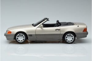 Mercedes 500 SL R129 Smoke Sølv Norev 1:18 183719 Metal — billede 4 af 7