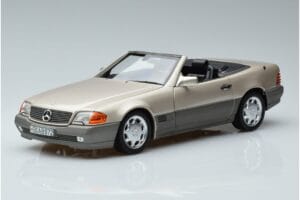 Mercedes 500 SL R129 Smoke Sølv Norev 1:18 183719 Metal