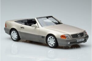 Mercedes 500 SL R129 Smoke Sølv Norev 1:18 183719 Metal — billede 5 af 7