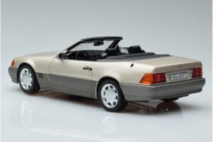 Mercedes 500 SL R129 Smoke Sølv Norev 1:18 183719 Metal — billede 6 af 7