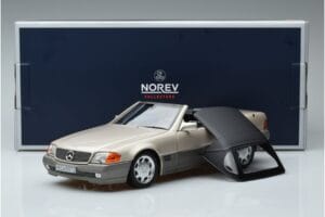 Mercedes 500 SL R129 Smoke Sølv Norev 1:18 183719 Metal — billede 7 af 7
