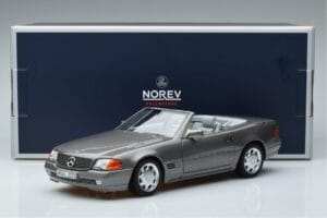 Mercedes 500 SL R129 Grå Metallic Norev 1:18 183715 Metal — billede 7 af 7