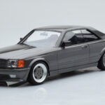 Mercedes 560 SEC C126 AMG Wide Body Grå Otto 1:18