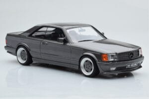 Mercedes 560 SEC C126 AMG Wide Body Grå Otto 1:18 OT823 Resin — billede 4 af 6