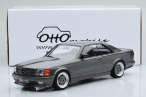 Mercedes 560 SEC C126 AMG Wide Body Grå Otto 1:18 OT823 Resin — billede 6 af 6
