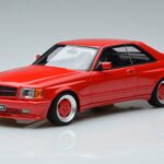 Mercedes 560 SEC W126 Widebody Rød Otto 1:18 OT995 Resin