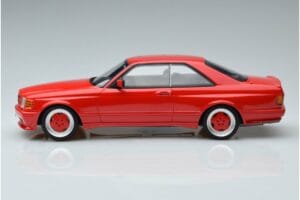 Mercedes 560 SEC W126 Widebody Rød Otto 1:18 OT995 Resin — billede 3 af 6