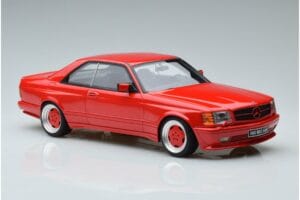 Mercedes 560 SEC W126 Widebody Rød Otto 1:18 OT995 Resin — billede 4 af 6