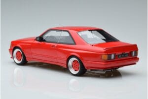 Mercedes 560 SEC W126 Widebody Rød Otto 1:18 OT995 Resin — billede 5 af 6