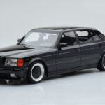 Mercedes 560 SEL AMG W126 Obsidian Sort Otto 1:18