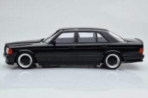 Mercedes 560 SEL AMG W126 Obsidian Sort Otto 1:18 OT297 Resin — billede 3 af 6