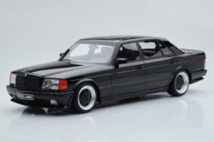 Mercedes 560 SEL AMG W126 Obsidian Sort Otto 1:18 OT297