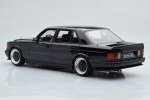 Mercedes 560 SEL AMG W126 Obsidian Sort Otto 1:18 OT297 Resin — billede 5 af 6
