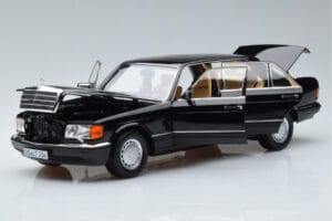 Mercedes 560 SEL W126 Sort Norev 1:18 183793 Metal — billede 2 af 7