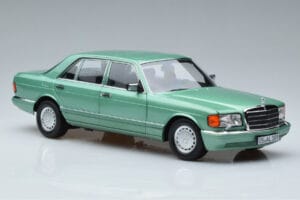 Mercedes 560 SEL W126 Lysegrøn Norev 1:18 183469 Metal — billede 5 af 7