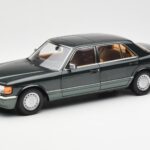 Mercedes 560 SEL W126 Night Grøn Metallic Dealer Edition Norev 1:18 B66040626