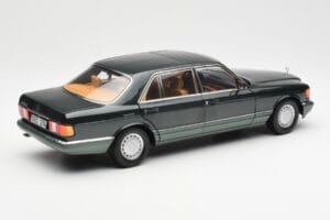 Mercedes 560 SEL W126 Night Grøn Metallic Dealer Edition Norev 1:18 B66040626 Metal — billede 3 af 8