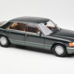 Mercedes 560 SEL W126 Night Grøn Metallic Dealer Edition Norev 1:18 B66040626 - image 6 of 8