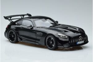 Mercedes AMG GT C190 Black Series Sort Norev 1:18 183900 Metal — billede 5 af 7