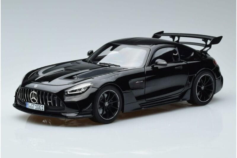 Mercedes AMG GT C190 Black Series Sort Norev 1:18 183900 Metal