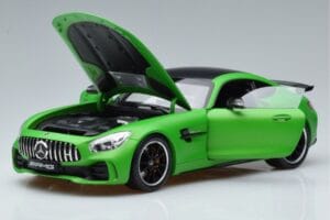 Mercedes AMG GT-R C190 Green Hell Magno Norev 1:18 B66960416 Metal — billede 2 af 7