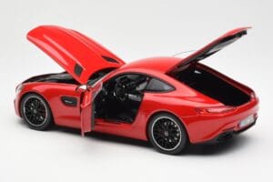 Mercedes AMG GT C190 Rød Norev 1:18 183496 Metal — billede 5 af 8