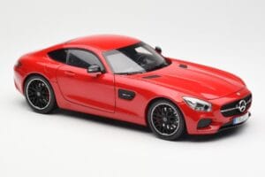 Mercedes AMG GT C190 Rød Norev 1:18 183496 Metal — billede 6 af 8