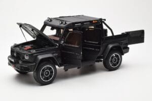 Mercedes Brabus G800 W463 Adventure XLP Night Sort Magno Almost Real 1:18 860525 Metal — billede 2 af 8