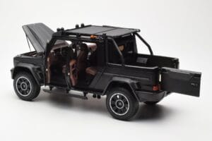 Mercedes Brabus G800 W463 Adventure XLP Night Sort Magno Almost Real 1:18 860525 Metal — billede 5 af 8