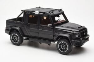 Mercedes Brabus G800 W463 Adventure XLP Night Sort Magno Almost Real 1:18 860525 Metal — billede 6 af 8