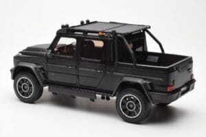 Mercedes Brabus G800 W463 Adventure XLP Night Sort Magno Almost Real 1:18 860525 Metal — billede 7 af 8