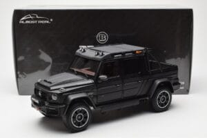 Mercedes Brabus G800 W463 Adventure XLP Night Sort Magno Almost Real 1:18 860525 Metal — billede 8 af 8