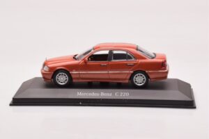 Mercedes C-Class W202 C220 Orange Metallic Dealer Edition Minichamps 1:43