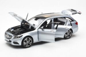 Mercedes C-Class W205 T-Model Sølv Asia Exclusive Norev 1:18 183865 Metal — billede 2 af 8