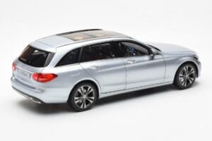 Mercedes C-Class W205 T-Model Sølv Asia Exclusive Norev 1:18 183865 Metal — billede 3 af 8