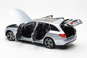Mercedes C-Class W205 T-Model Sølv Asia Exclusive Norev 1:18 183865 Metal — billede 5 af 8