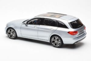 Mercedes C-Class W205 T-Model Sølv Asia Exclusive Norev 1:18 183865 Metal — billede 7 af 8