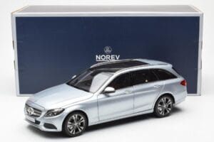 Mercedes C-Class W205 T-Model Sølv Asia Exclusive Norev 1:18 183865 Metal — billede 8 af 8